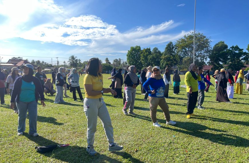 Antusias Warga Ikuti Sabtu Sehat Juara di Lapangan Wonorejo