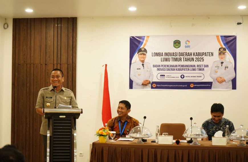 Lutim Gelar Lomba Inovasi Daerah 2025, Bupati Irwan Ikut Jadi Penilai