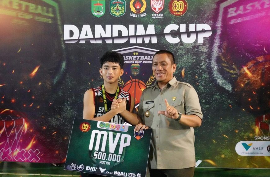 Bupati Irwan Tutup Dandim Cup 2025, YPS Sorowako dan SMA 1 Lutim Berjaya di Lapangan