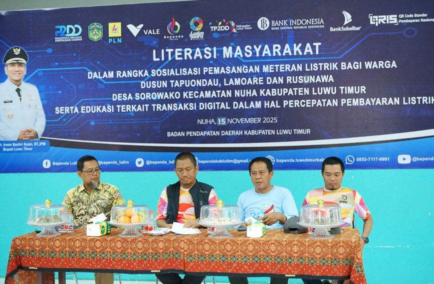 Sosialisasi Meteran Listrik, Bupati Irwan Tegaskan Pentingnya Pemerataan Energi