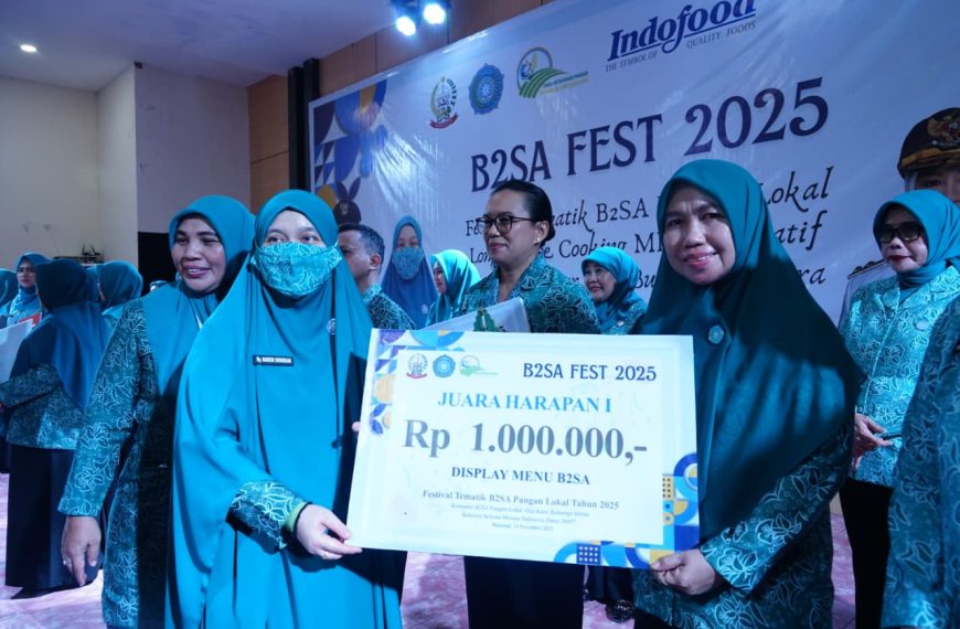 B2SA Fest 2025, Ketua TP PKK Lutim Dorong Kader Kembangkan Menu Sehat dan Inovatif