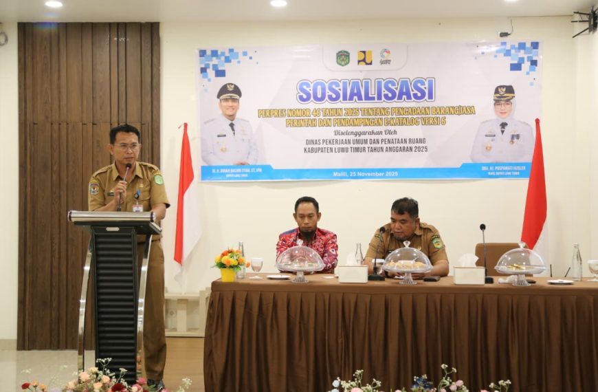 mendorong tata kelola pengadaan barang dan jasa yang lebih modern dan akuntabel.