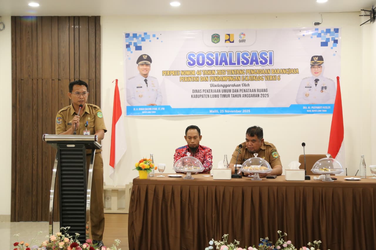 mendorong tata kelola pengadaan barang dan jasa yang lebih modern dan akuntabel.