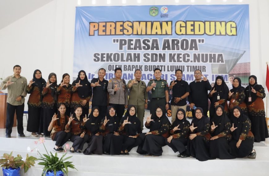 Resmikan Gedung Peasa Aroa, Bupati Irwan Tekankan Estetika Bangunan