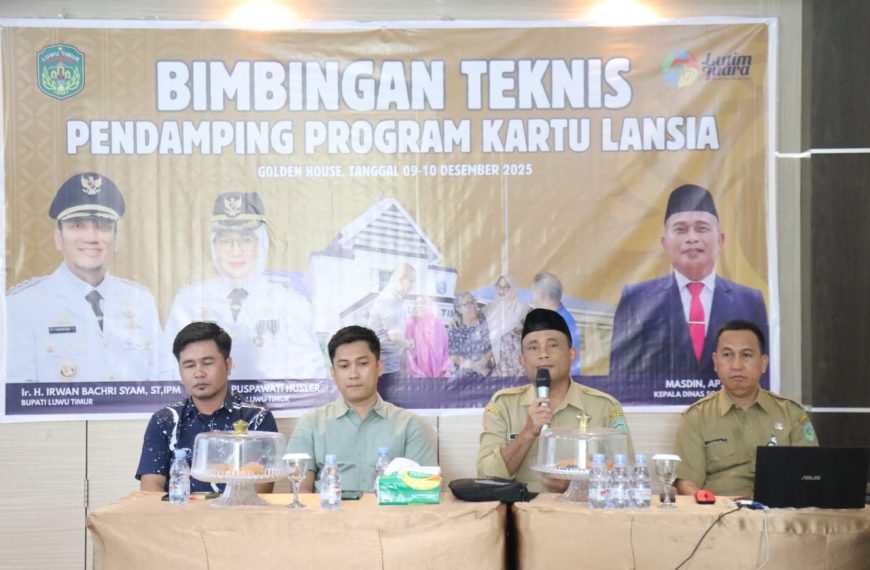 Pemkab Lutim Tingkatkan Kompetensi Pendamping Lansia Lewat Bimtek