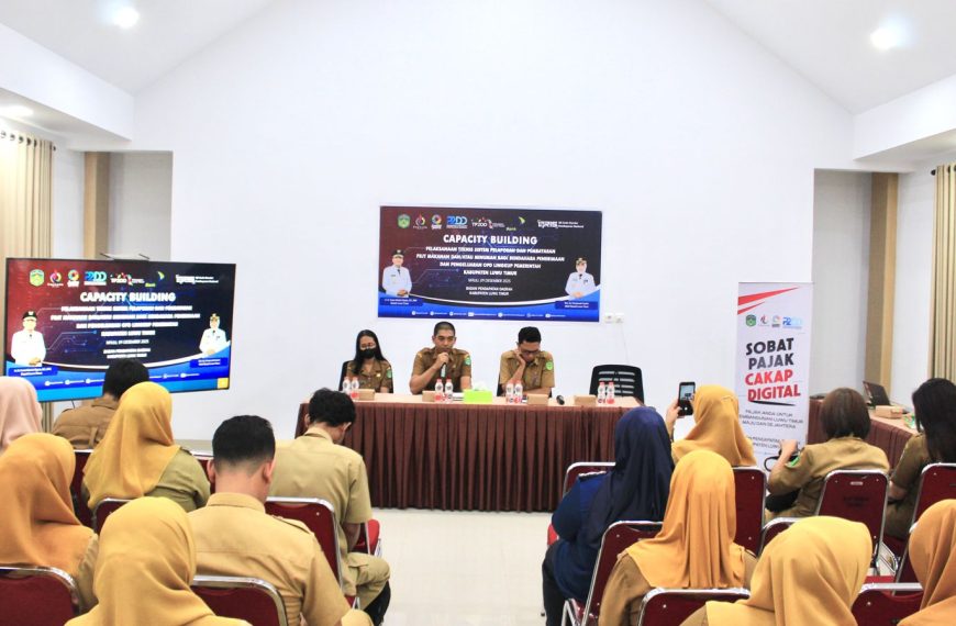 Pemkab Lutim Gelar Capacity Building Teknis Pelaporan dan Pembayaran PBJT Bagi Bendahara OPD