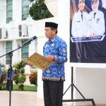 Pj. Sekda Lutim Pimpin Upacara HKN dirangkai HBN, Tekankan Disiplin dan Bela Negara