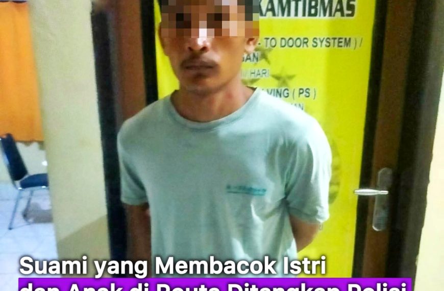 Pria penganiayaan terhadap istri dan anaknya di Routa, akhirnya berhasil ditangkap aparat kepolisian
