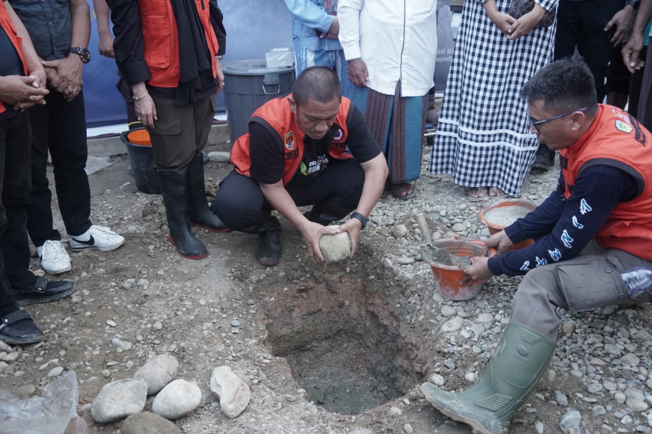Dua Unit Masjid Dibagun Pemerintah Luwu timur di Daerah Bencana Aceh Tamiang