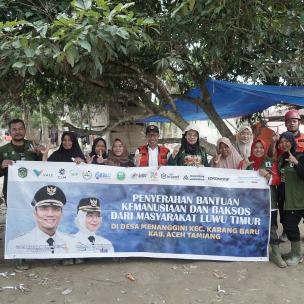 Relawan Kemanusiaan Pemkab Lutim Gelar Baksos di Aceh Tamiang