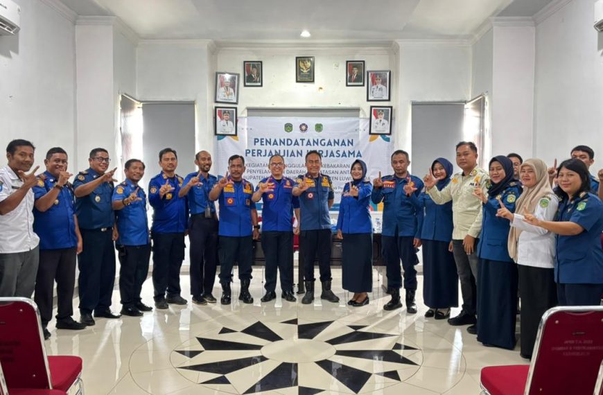 Pemkab Luwu Timur dan Luwu Utara Teken Kerja Sama Penanggulangan Kebakaran Wilayah Perbatasan