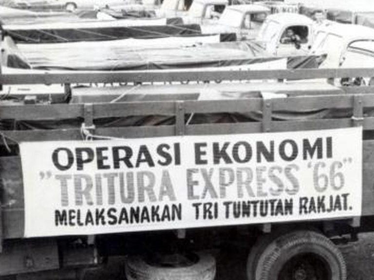 Tritura 1966 demonstrasi mahasiswa di Jakarta Januari 1966