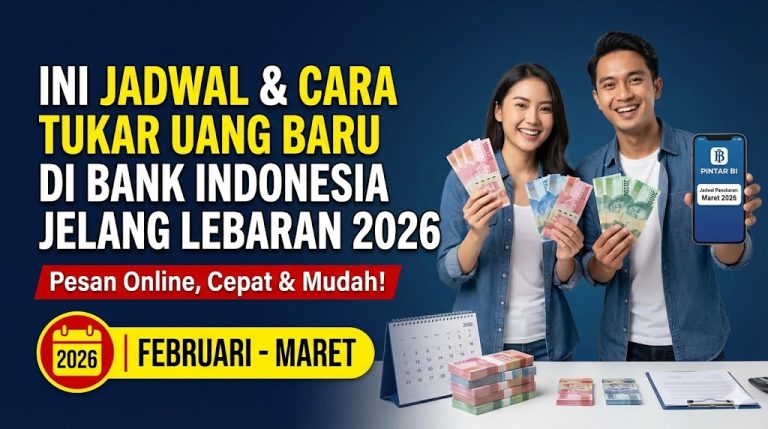 Penukaran uang baru Lebaran 2026 Jawa Timur di kas keliling BI