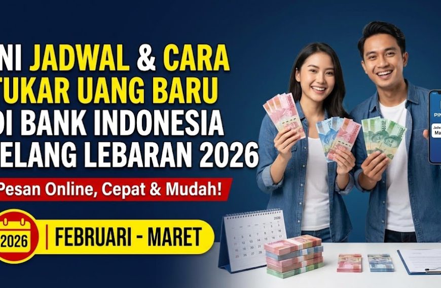 Penukaran uang baru Lebaran 2026 Jawa Timur di kas keliling BI