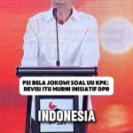 PSI Bela Jokowi RUU KPK