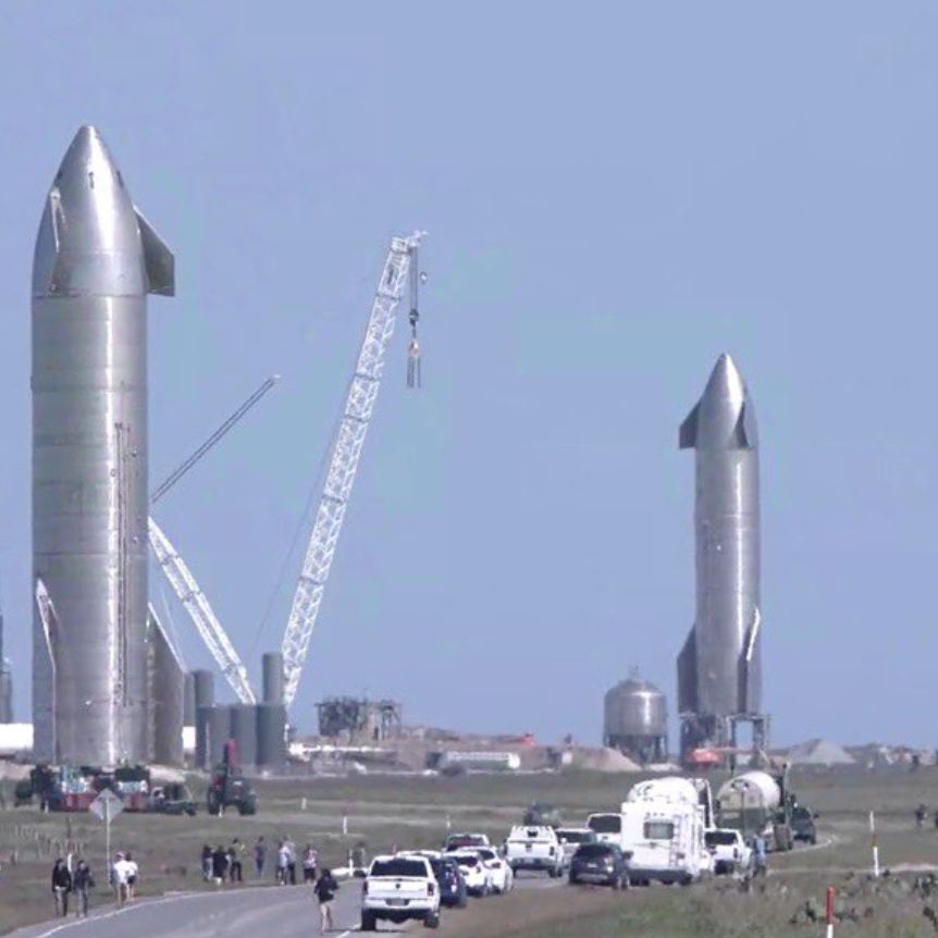 Starship V3 SN1 roket SpaceX uji darat