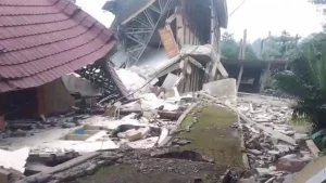 tanah bergerak Desa Padasari Tegal