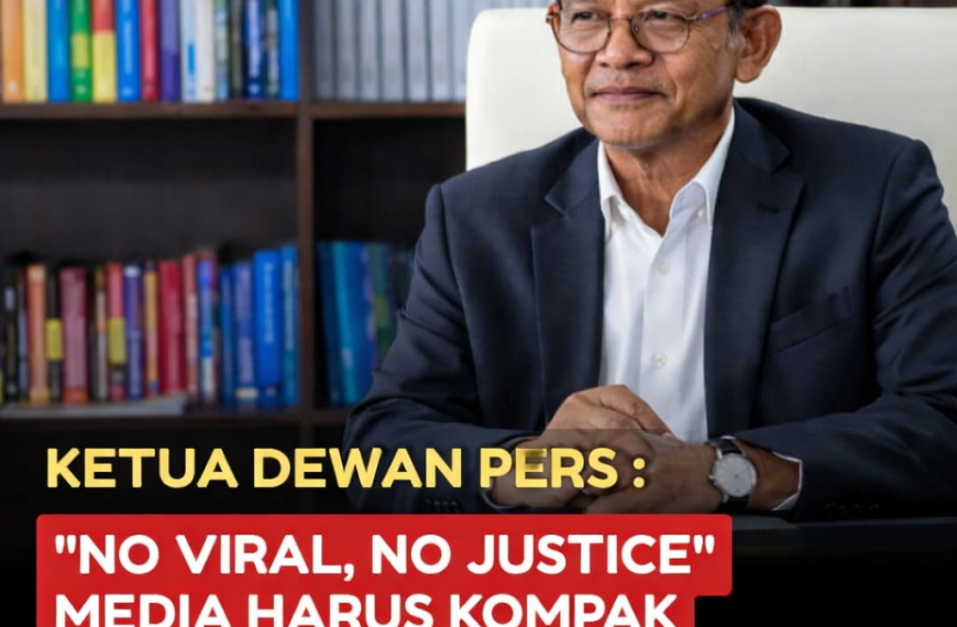 Ketua Dewan Pers Soroti Fenomena “No Viral, No Justice” Usai Tragedi Siswa SD di NTT