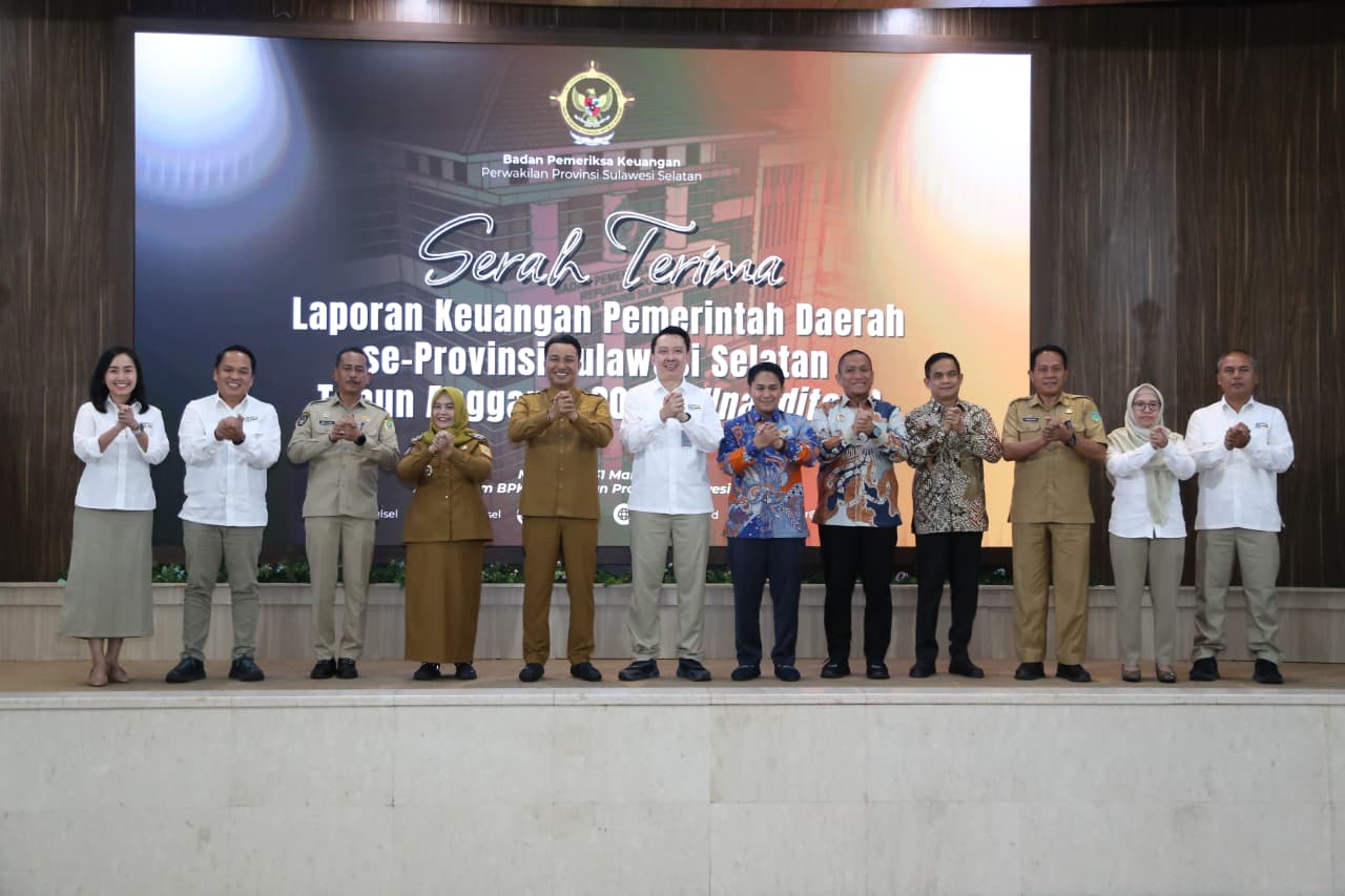 Komitmen Transparansi dan Kepatuhan, Bupati Irwan Serahkan LKPD 2025 ke BPK RI Sulsel