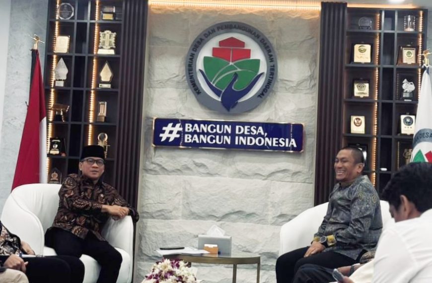 Perkuat Program Pandu Juara, Bupati Irwan Temui Menteri Desa PDT RI