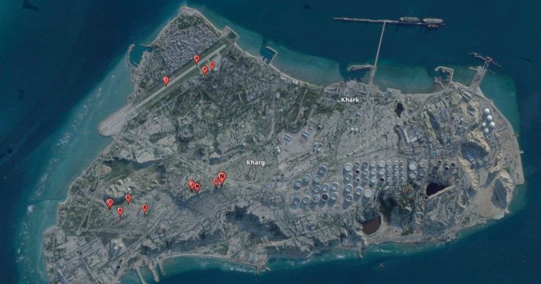Iran Pulau Kharg militer pertahanan udara dan pasukan