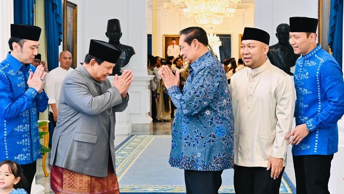 Prabowo sambut SBY di open house Istana Negara