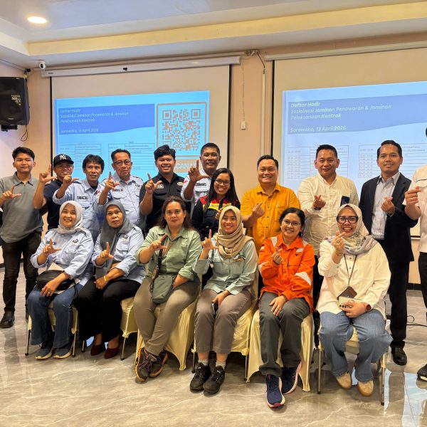 Sosialisasi dari Jamkrindo kerja sama perkuat jaminan Penawaran  dan Jaminan Pelaksanaan proyek di Wilayah Area PT.Vale 