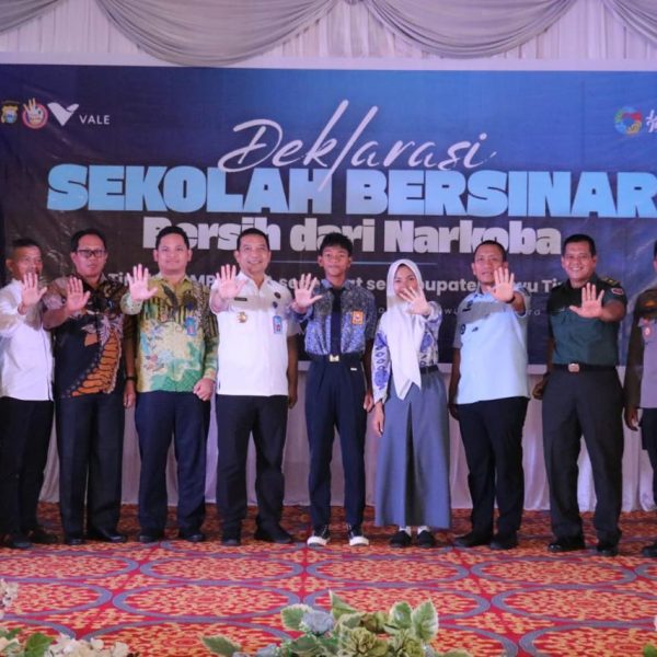 Sekolah “Bersinar” Resmi Dideklarasikan, Bupati Irwan: Jangan Takut Laporkan Penyalahgunaan Narkoba