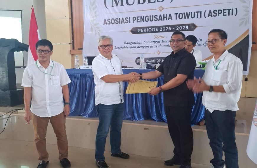 H.Usman Sadik Terpilih Pimpin Asosiasi Pengusaha Towuti ASPETI